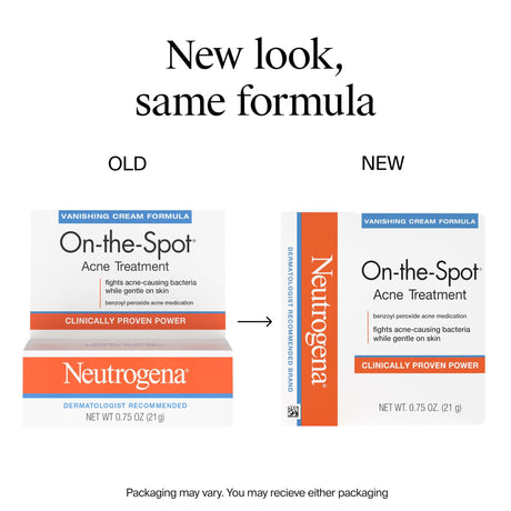 Neutrogena On-the-Spot Acne Treatment Cream, 0.75 oz