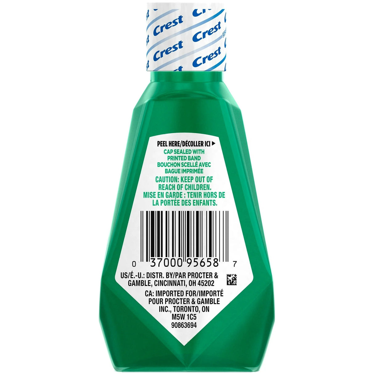 Crest Scope Classic Mouthwash, Original Mint, 500 mL