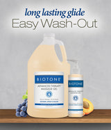 Biotone Advanced Therapy Massage Gel, Grapeseed, Apricot & Sesame, 128 fl oz