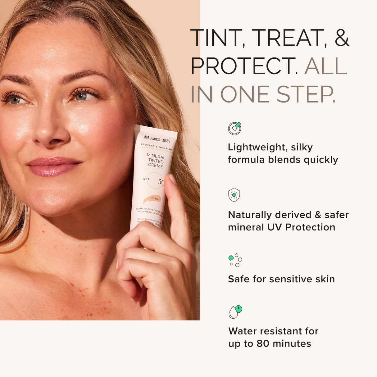 MDSolarSciences Mineral Tinted Crème SPF 30 Sunscreen, 1.7 oz