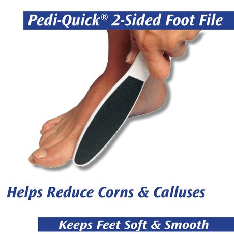 Pedifix Pedi-Quick 2-Sided Foot File, 1 File