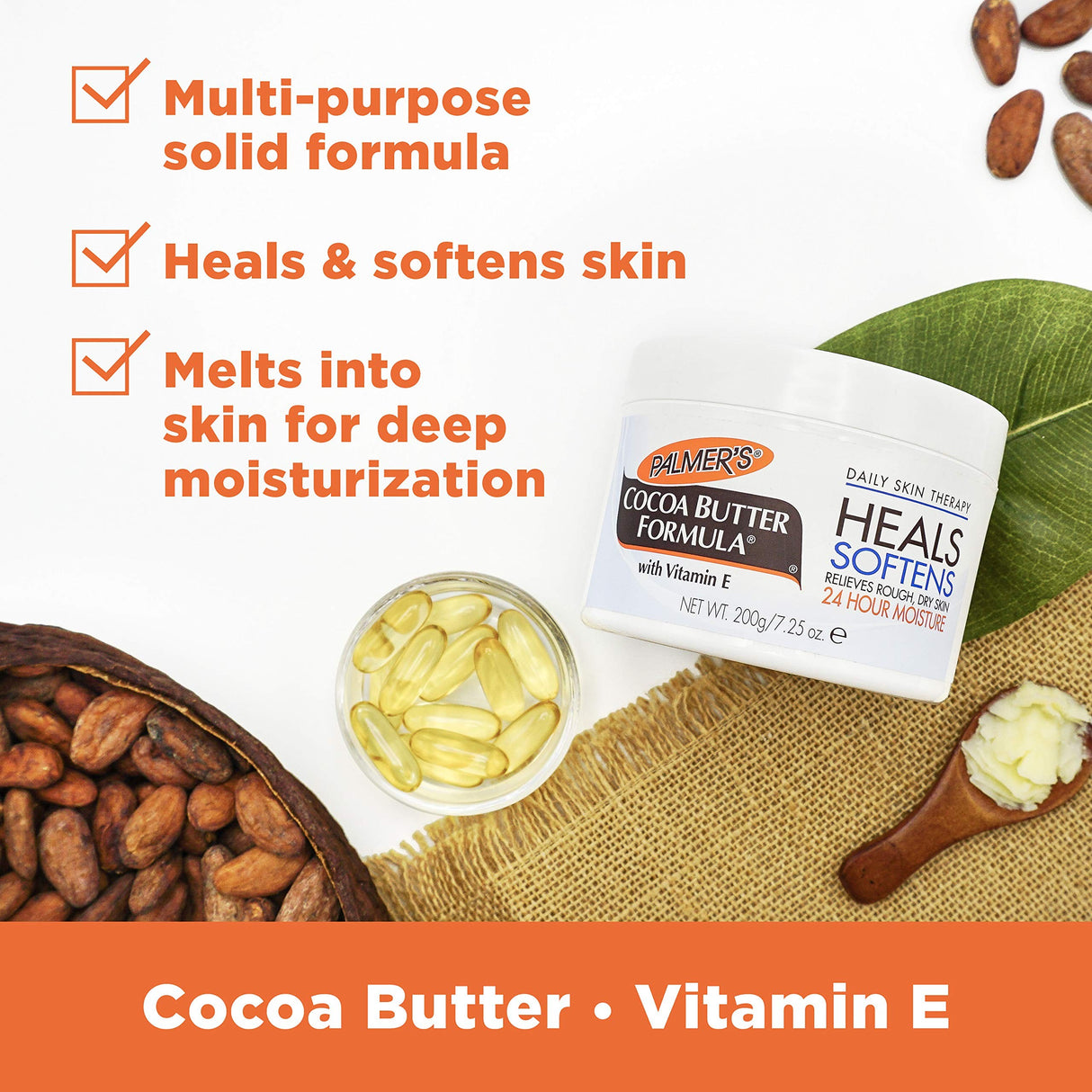 Palmer's Cocoa Butter Formula Cream with Vitamin E, 3.5 oz Jar