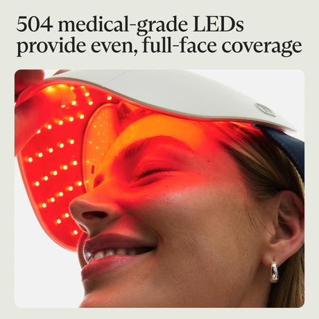 Therabody TheraFace Mask LED Light Therapy Face Mask, Single