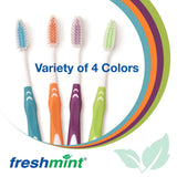 Freshmint Toothbrush, Soft Nylon Bristles, Adult, Single