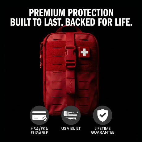 My Medic MYFAK Pro First Aid Kit, Trauma & Medical Supplies for Survival, Red