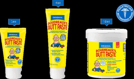 Boudreaux's Butt Paste Original Diaper Rash Ointment, Scented, 2 oz Tube