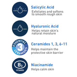 CeraVe Renewing SA Cleanser Liquid, Unscented, 8 fl oz