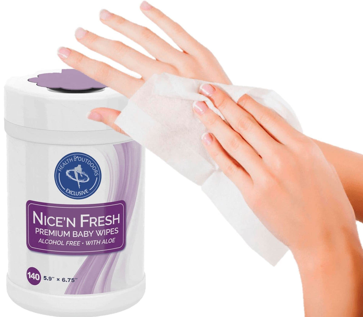 Nice'n Fresh Baby Wipe, Scented, Canister
