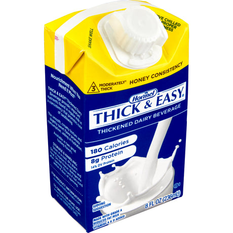 Thick-It Thick & Easy Dairy Thickened Beverage, Milk Flavor, Honey Consistency, 8 oz