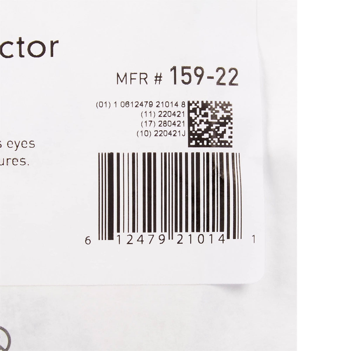 McKesson Eye Protector Adult, Sterile, 8.125" x 2.9"