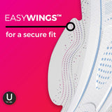 U by Kotex CleanWear Ultra Thin Pads, Regular Absorbency, Unscented