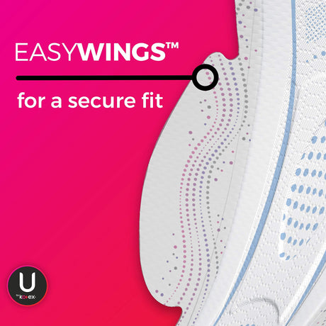 U by Kotex CleanWear Ultra Thin Pads, Regular Absorbency, Unscented