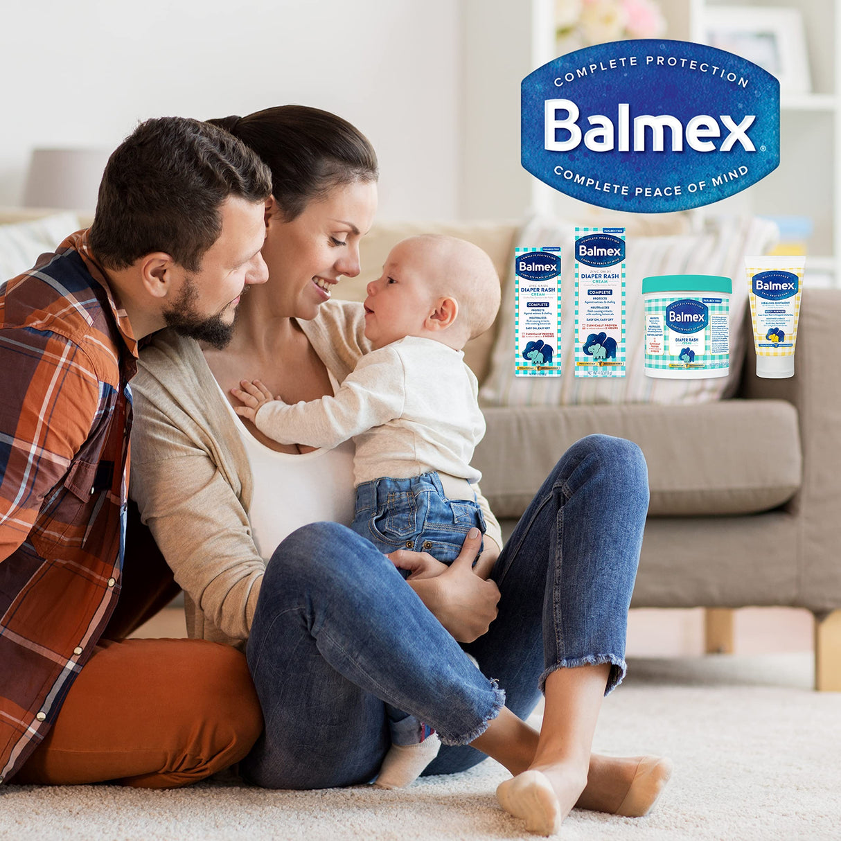 Balmex Complete Zinc Oxide Diaper Rash Cream, 4 oz