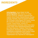 CeraVe Hydrating Mineral Sunscreen for Face SPF 50 Lotion, Unscented, 2.5 fl oz