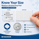 McKesson Alcohol Prep Pad, Sterile, Medium, 1.2" x 2.6"
