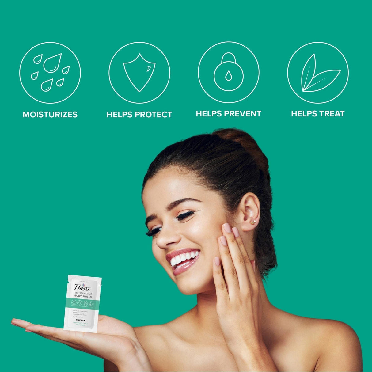 Thera Moisturizing Body Shield Cream, Scented, 4 g