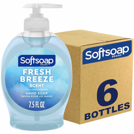 Softsoap Fresh Breeze Scent Liquid Hand Soap Pump Bottle, 7.5 fl oz