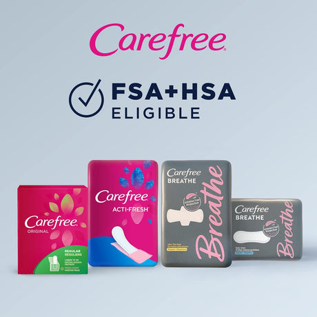 Carefree Acti-Fresh Daily Liners, Regular, Fresh Scent, 54 Count