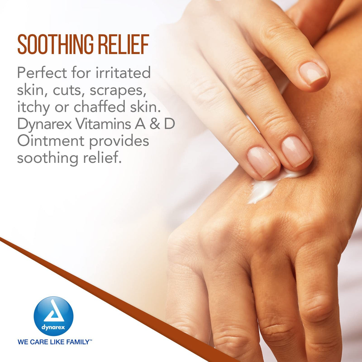 Dynarex We Care Vitamins A&D Ointment, Scented, 4 oz Tube
