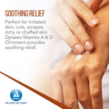 Dynarex We Care Vitamins A&D Ointment, Scented, 4 oz Tube