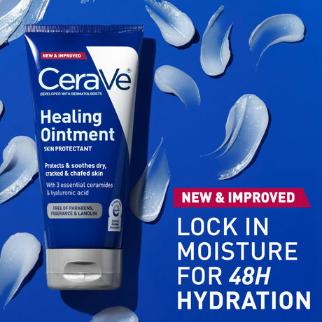 CeraVe Healing Ointment Skin Protectant, Unscented, 3 oz