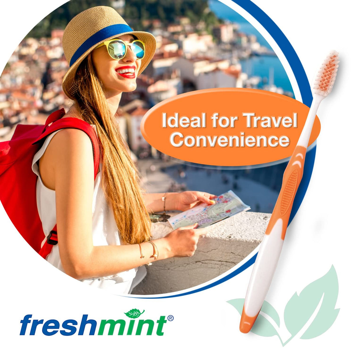 Freshmint Toothbrush, Soft Nylon Bristles, Adult, Single