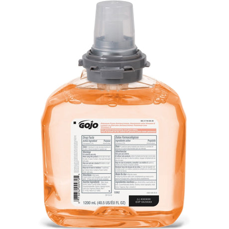 Gojo Premium Foam Antibacterial Handwash with Vitamin E, Fresh Fruit Scent, 1200 mL