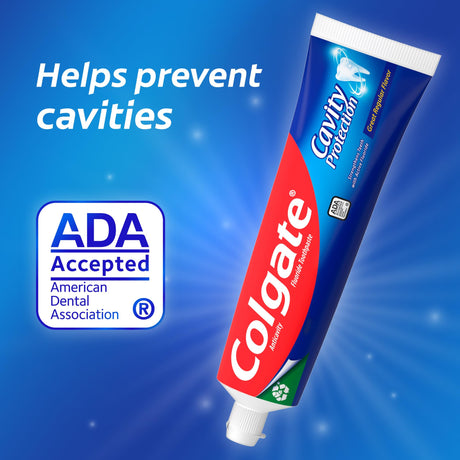 Colgate Cavity Protection Toothpaste, Regular Flavor
