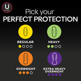 U by Kotex CleanWear Ultra Thin Pads, Regular Absorbency, Unscented