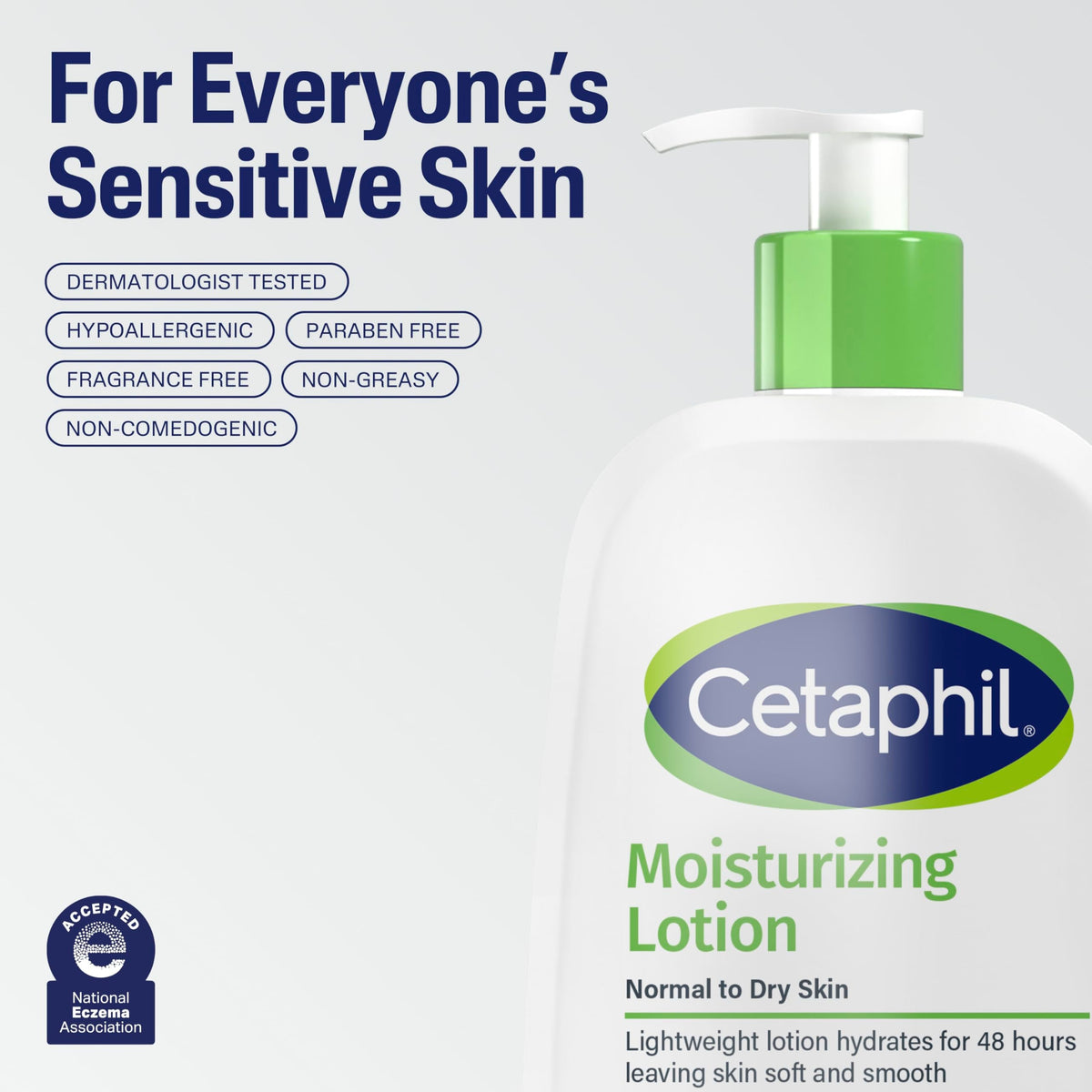 Cetaphil Moisturizing Lotion, Unscented, 20 fl oz