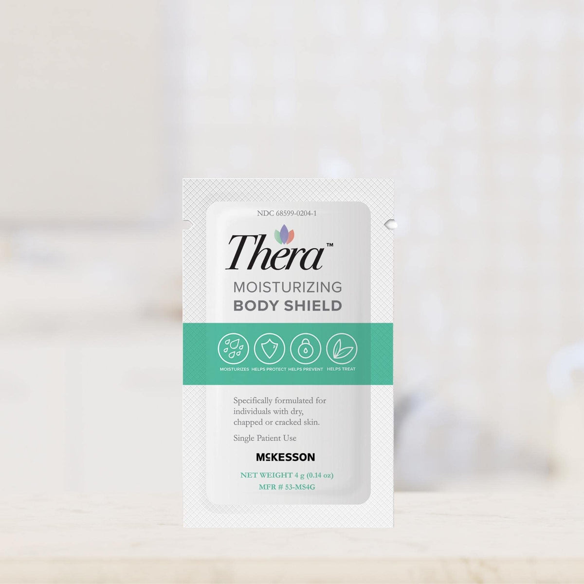 Thera Moisturizing Body Shield Cream, Scented, 4 g