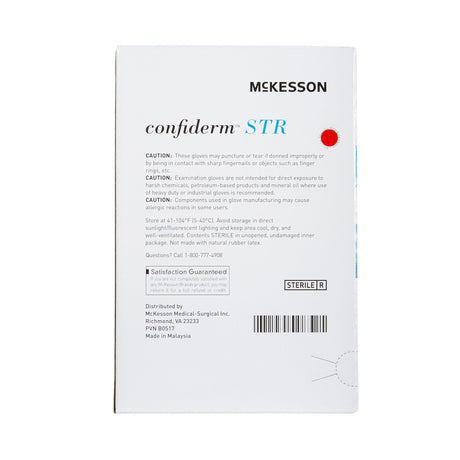 McKesson Confiderm STR Sterile Nitrile Exam Gloves, Powder-Free