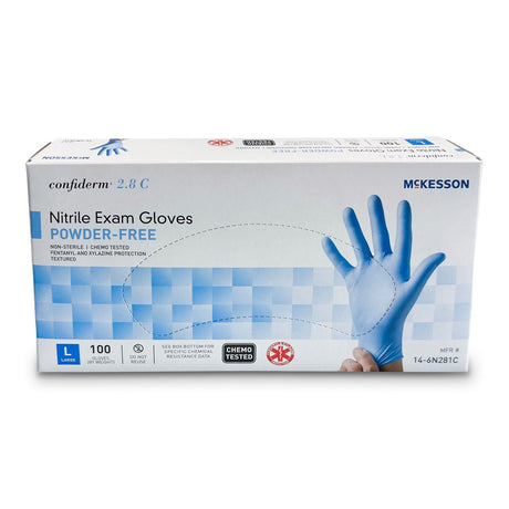 McKesson Confiderm 2.8C Nitrile Exam Gloves, Powder-Free