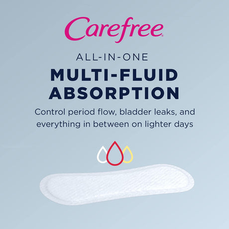 Carefree Acti-Fresh Daily Liners, Regular, Fresh Scent, 54 Count