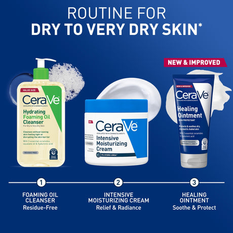 CeraVe Healing Ointment Skin Protectant, Unscented, 3 oz