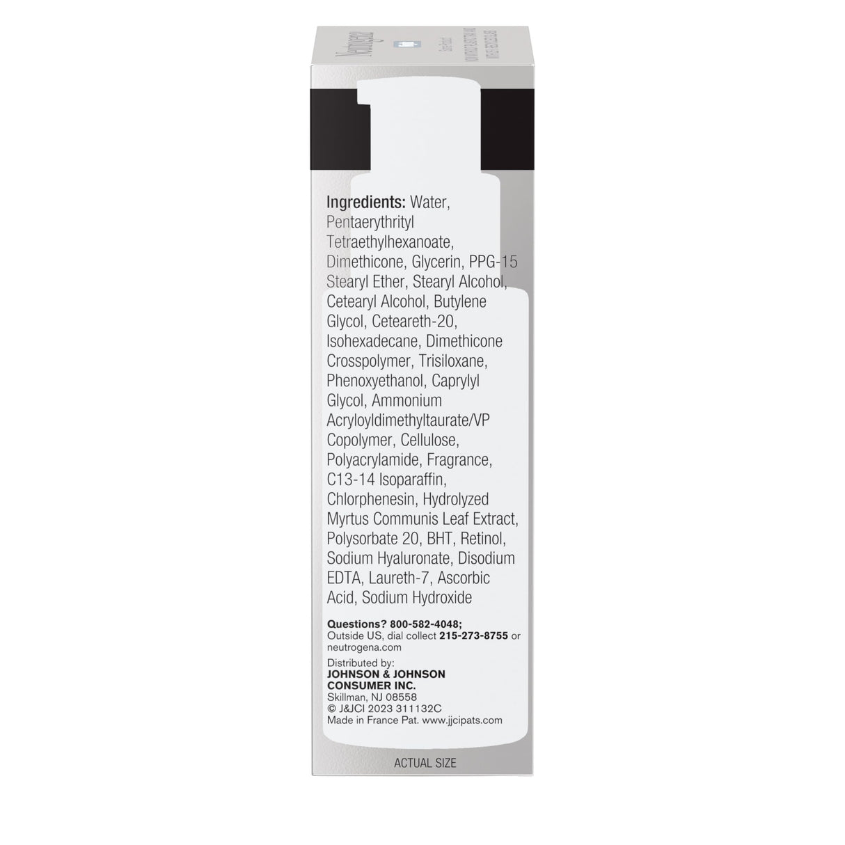 Neutrogena Rapid Wrinkle Repair Retinol Moisturizer Night Lotion, Unscented, 1 fl oz