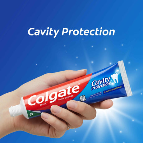 Colgate Cavity Protection Toothpaste, Regular Flavor