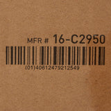 McKesson Handle Comb, Plastic, Black, 8.5"