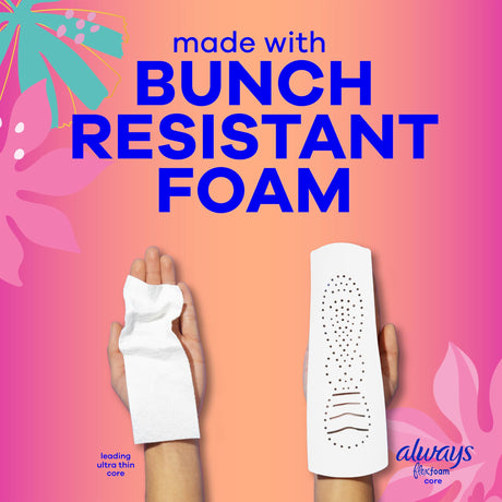Always Teen Radiant with FlexFoam Pads, Regular Flow, Size 1, Box of 42
