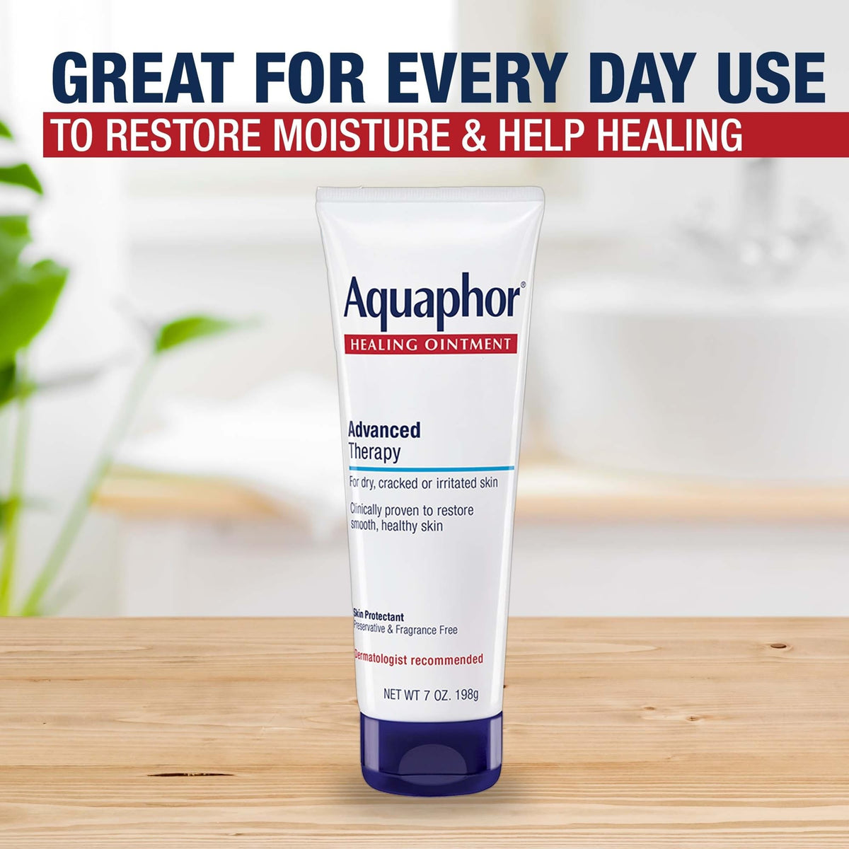 Aquaphor Healing Ointment Advanced Therapy, Unscented