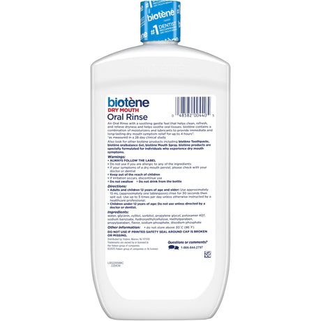 Biotene Dry Mouth Oral Rinse Liquid, Fresh Mint