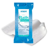 Impreva Bath Sage Comfort Bath Rinse-Free Wipes, Aloe, Unscented, Soft Pack - 7988-Pack - LL Medico