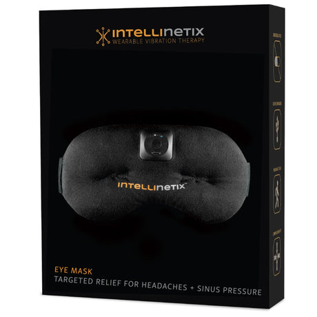 Intellinetix Vibration Therapy Mask, One Size Fits Most, Black - 7236-Single - LL Medico