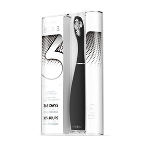 ISSA 3 Silicone Sonic Toothbrush, Black - F9939-Single - LL Medico