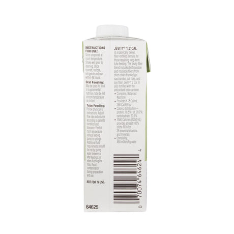 Jevity 1.2 Cal Nutrition Drink with Fiber, Unflavored, 8 oz - 64625-Single - LL Medico