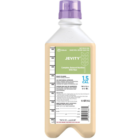 Jevity 1.5 Cal Tube Feeding Formula with Fiber, Unflavored, 1.5 Liter - 62689-Single - LL Medico