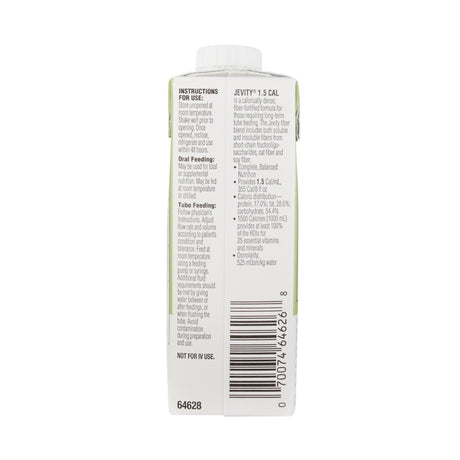 Jevity 1.5 Cal Tube Feeding Formula with Fiber, Unflavored, 8 oz Carton, CS/24 - 64628-Case - LL Medico