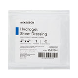 McKesson Hydrogel Gauze Dressing, 4 x 4 Inch