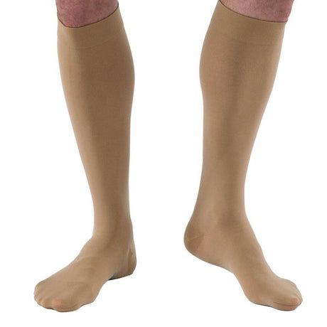 Jobst Relief Medical Compression Stockings, Knee High, Beige, Closed Toe - 114807-Pair - LL Medico