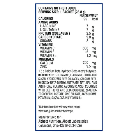 Juven Therapeutic Nutrition Drink Mix, Fruit Punch Flavor - 66680-Single - LL Medico